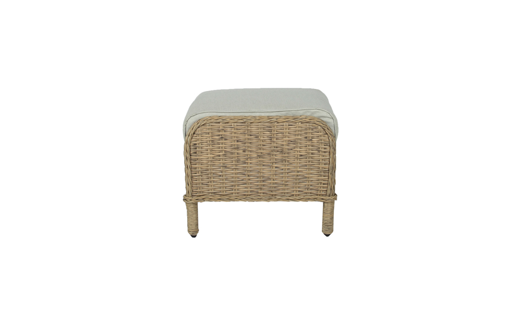 Reposapies oregon aluminio y rattan sintetico