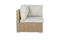 Sofa Esquinero California aluminio y rattan sintetico