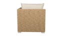 Sofa Esquinero California aluminio y rattan sintetico