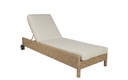 Tumbona California aluminio y rattan sintetico