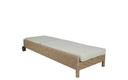 Tumbona California aluminio y rattan sintetico