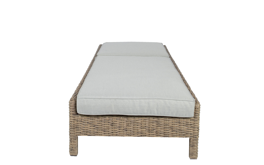 Tumbona California aluminio y rattan sintetico