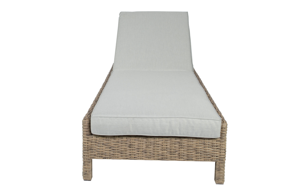 Tumbona California aluminio y rattan sintetico