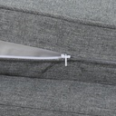 Cojin para tumbona  Roxas 59x196x10cm color  gris marino