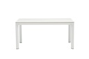 Mesa de comedor Boori 160x90 alu blanco top sint.blanco