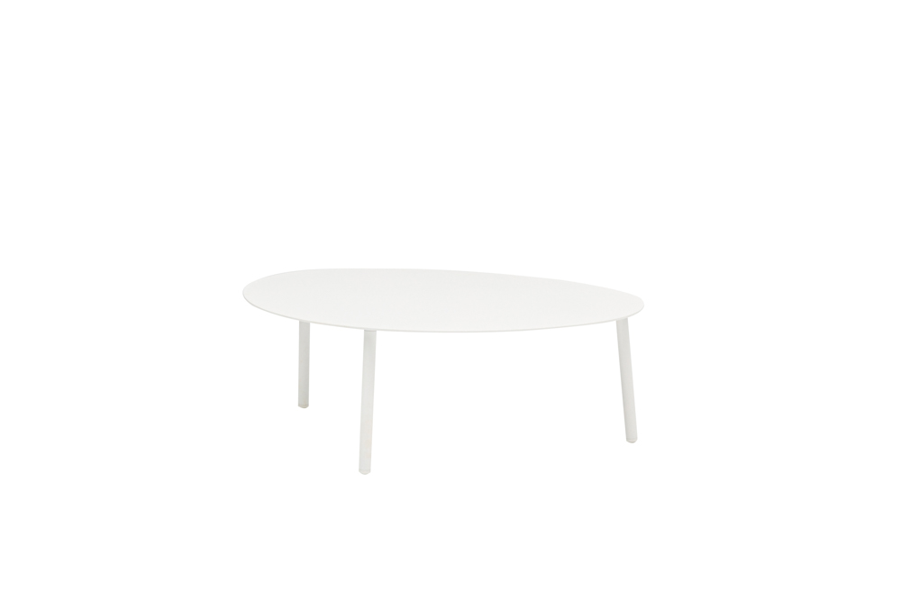 Mesa de centro  Walga aluminio blanco