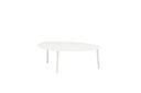 Mesa de centro  Walga aluminio blanco