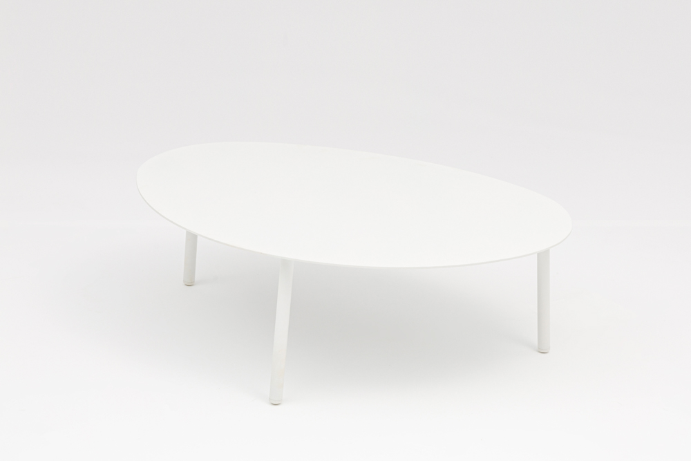 Mesa de centro  Walga aluminio blanco