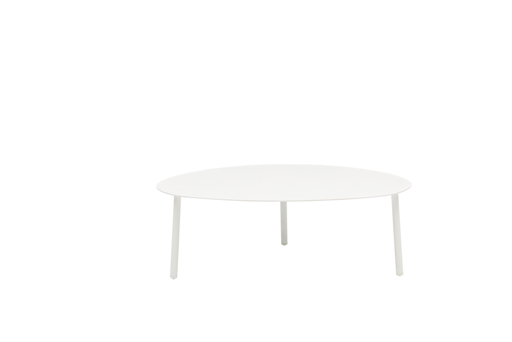 Mesa de centro  Walga aluminio blanco