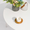 Mesa de centro  Walga aluminio blanco