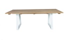 Mesa de comedor Arlington teca reciclada y Acero