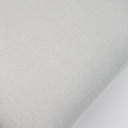 Sofa 2 plazas Walga aluminio blanco cojin gris claro