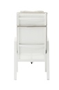 Sillon de  comedor Albury aluminio blanco