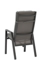 Sillon de  comedor Albury aluminio antracita