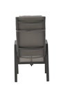 Sillon de  comedor Albury aluminio antracita