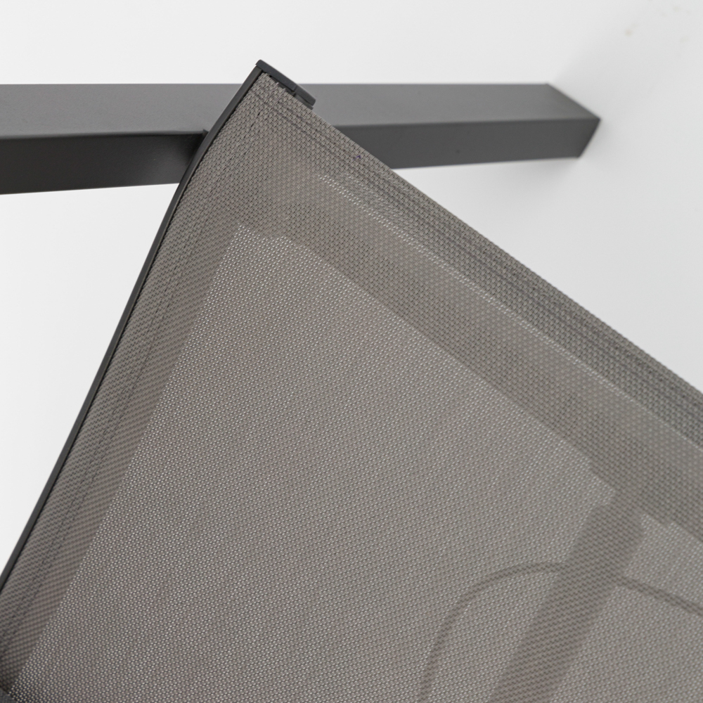 Sillon de  comedor Albury aluminio antracita
