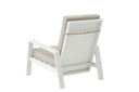 Sofa 1 plaza Albury aluminio blanco