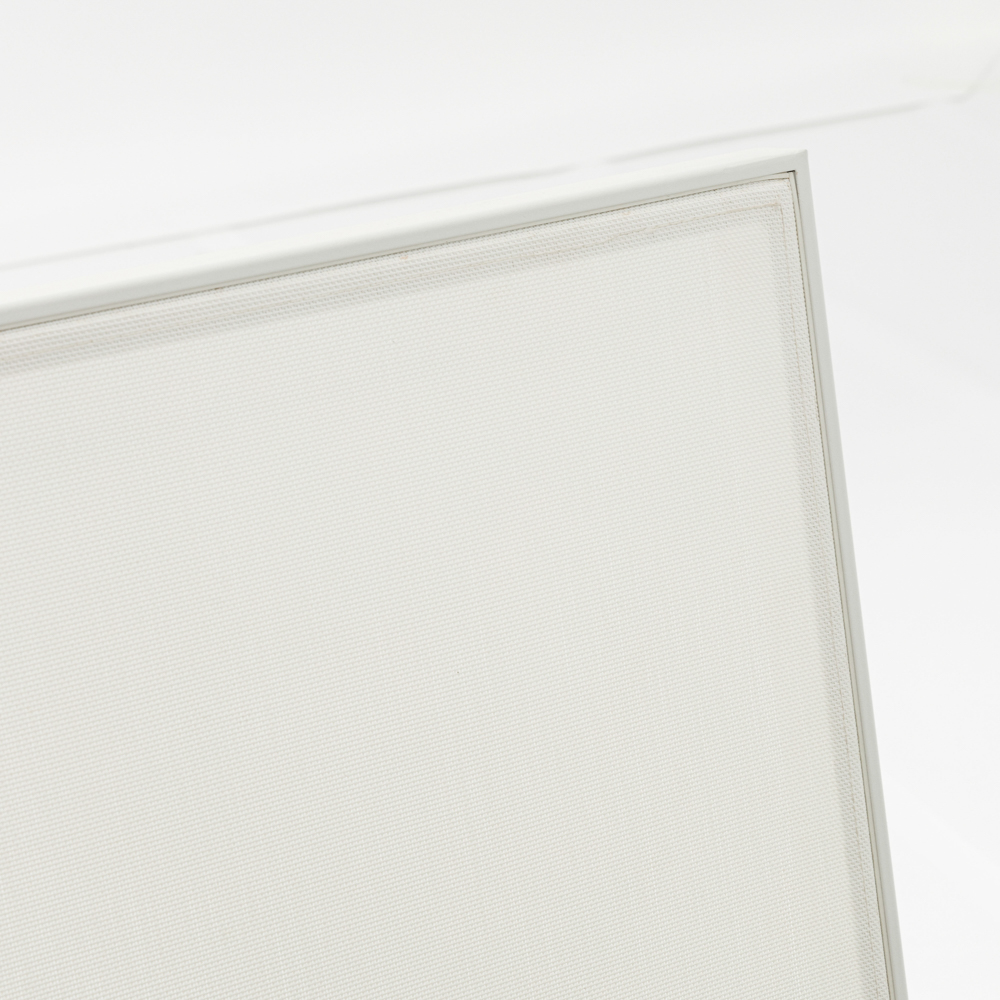 Sofa 3 plazas Albury aluminio blanco