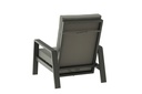 Sofa 1 plaza Albury aluminio antracita