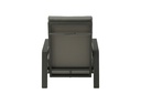 Sofa 1 plaza Albury aluminio antracita