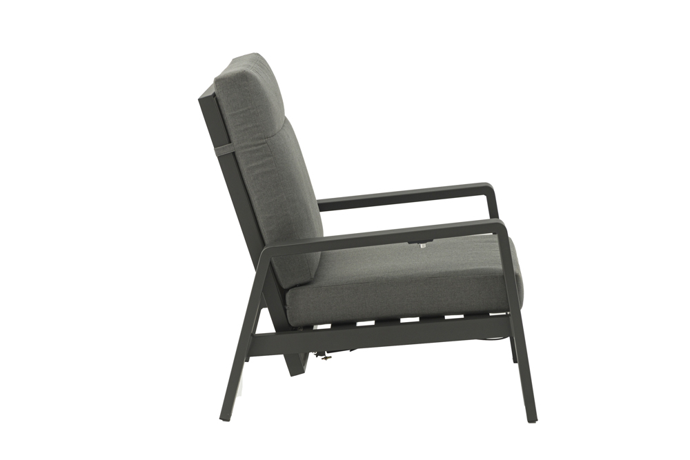 Sofa 1 plaza Albury aluminio antracita