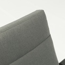 Sofa 1 plaza Albury aluminio antracita