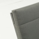 Sofa 3 plazas Albury aluminio antracita