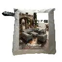 Housse de protection pour canapé-lit double sans housse.