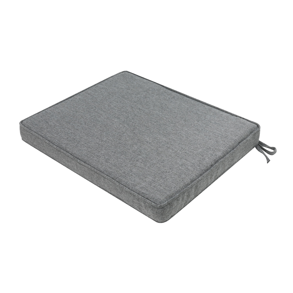 Seat cushion 45x36x5 cm dark grey colour.