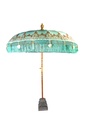 Balinese parasol Nirvana mint colour.