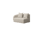 2 seater sofa Corinto left arm beige