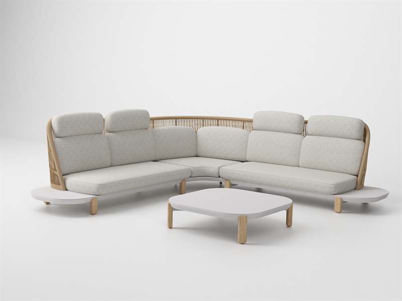 Rashdoo corner sofa set