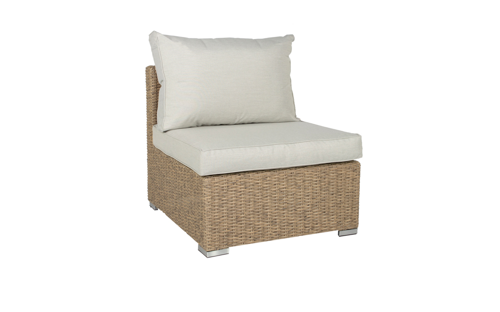 California aluminum and synthetic rattan extension module