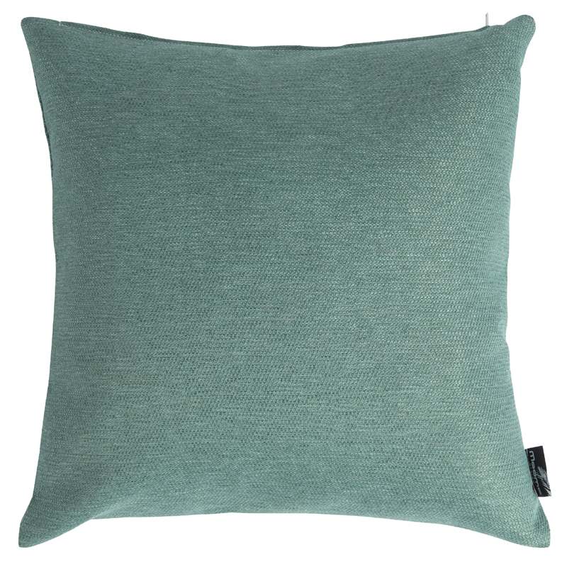 Decorative cushion 45x45x12 cm aquamarine