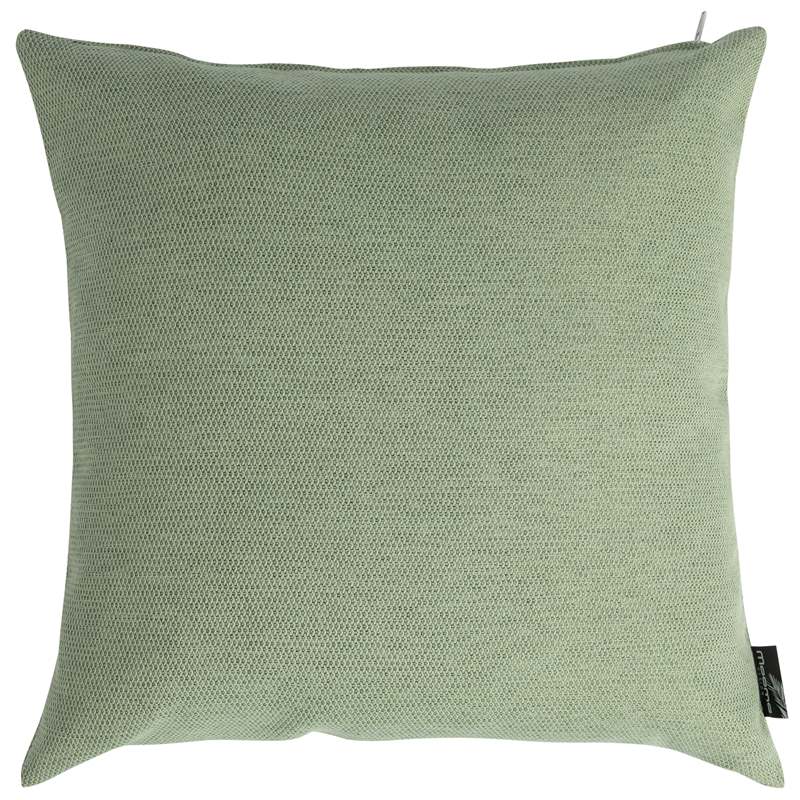 Coussin décoratif, 45x45x12 cm, vert clair.