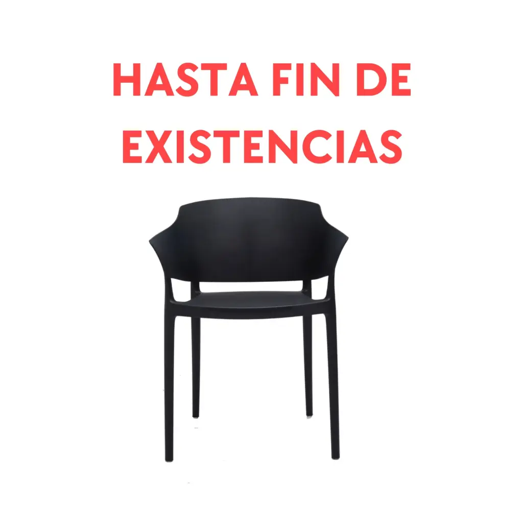 Roy black armchair