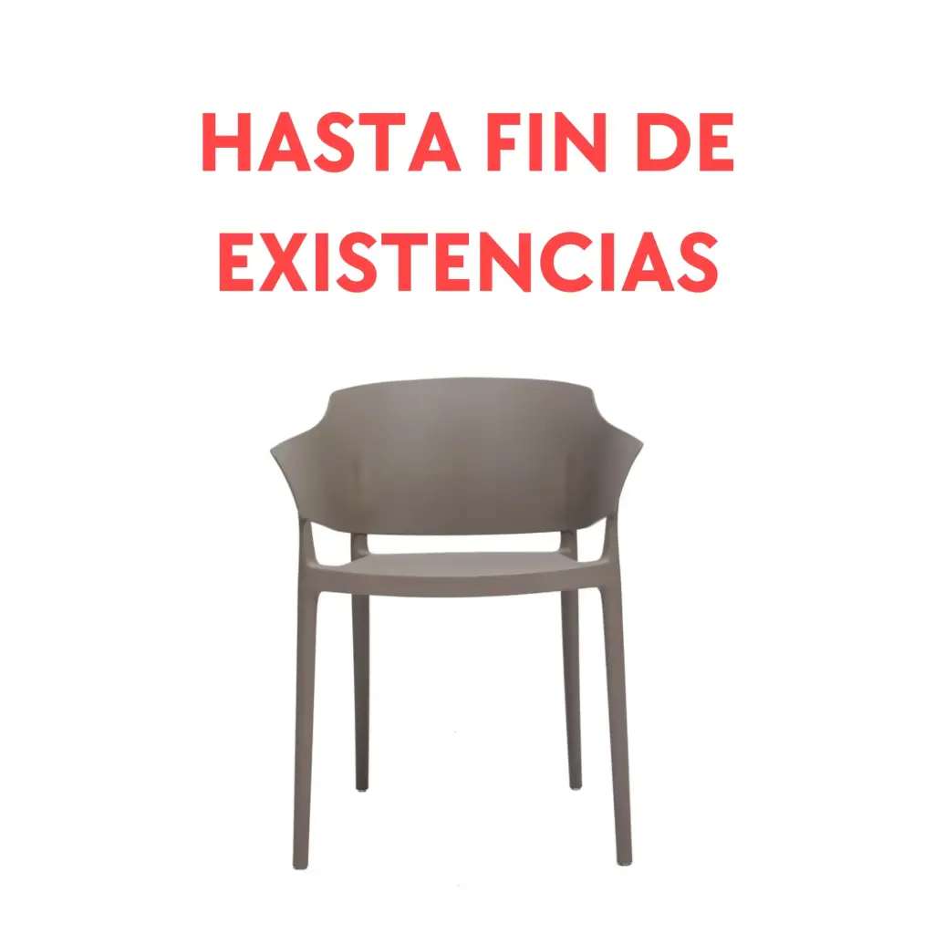 Silla con brazos Roy taupe