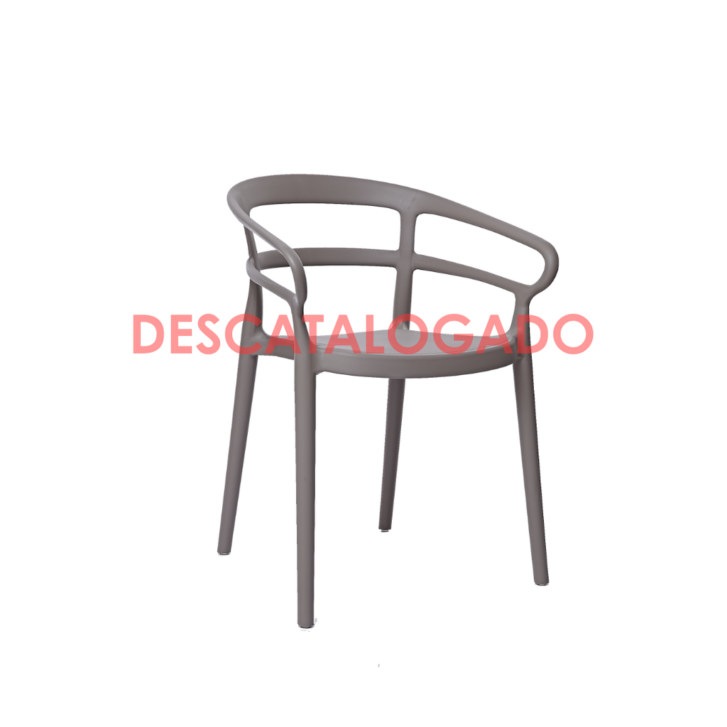 Silla con brazos surf taupe