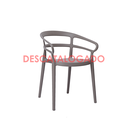 Silla con brazos surf taupe
