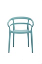 Silla con brazos Surf aguamarina