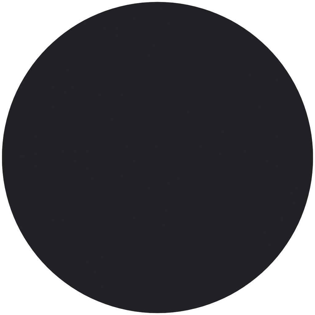 TABLERO HPL Ø 90 CM NEGRO 12MM