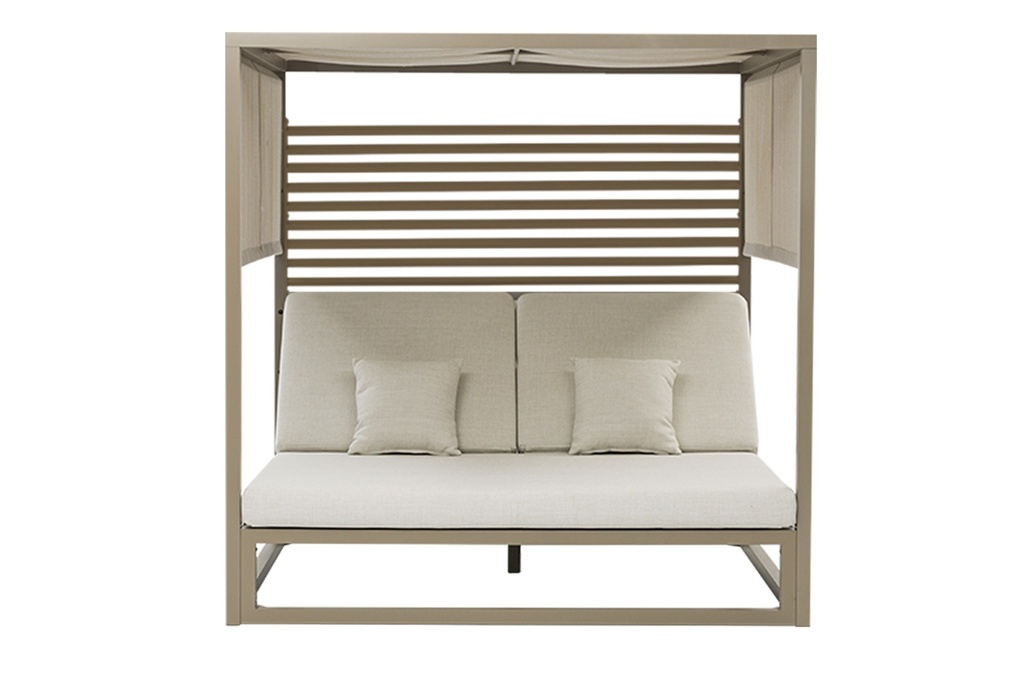 Panneau solaire pour lit de repos  Edna taupe