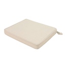 Beige seat cushion, 36 x 36 x 5 cm
