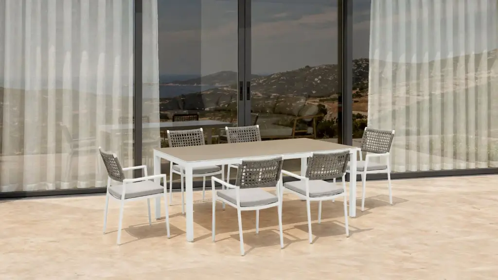 (PROMO)SET COMEDOR DENIA 7PCS (100102022 X6 + 100301024 X1)