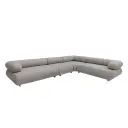 Set de sofas Aspen 4pcs aluminio y cojinería Beige