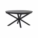 Mesa redonda extensible Hanoi Ø140/200cm aluminio antracita