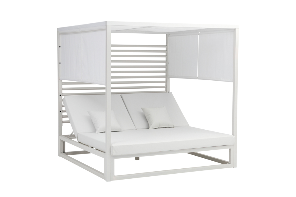 Panneau solaire pour lit de repos  Edna blanc