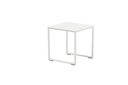 Mesa auxiliar Davis aluminio blanco