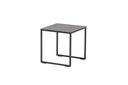 Davis anthracite aluminium side table