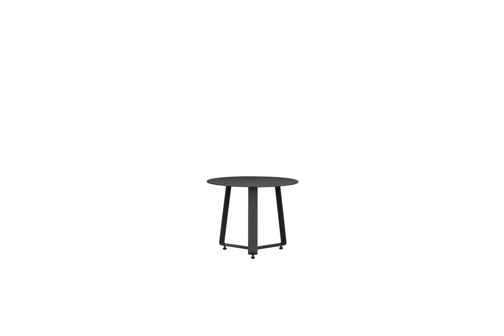 Mesa auxiliar Bangor diam. 45cm aluminio antracita